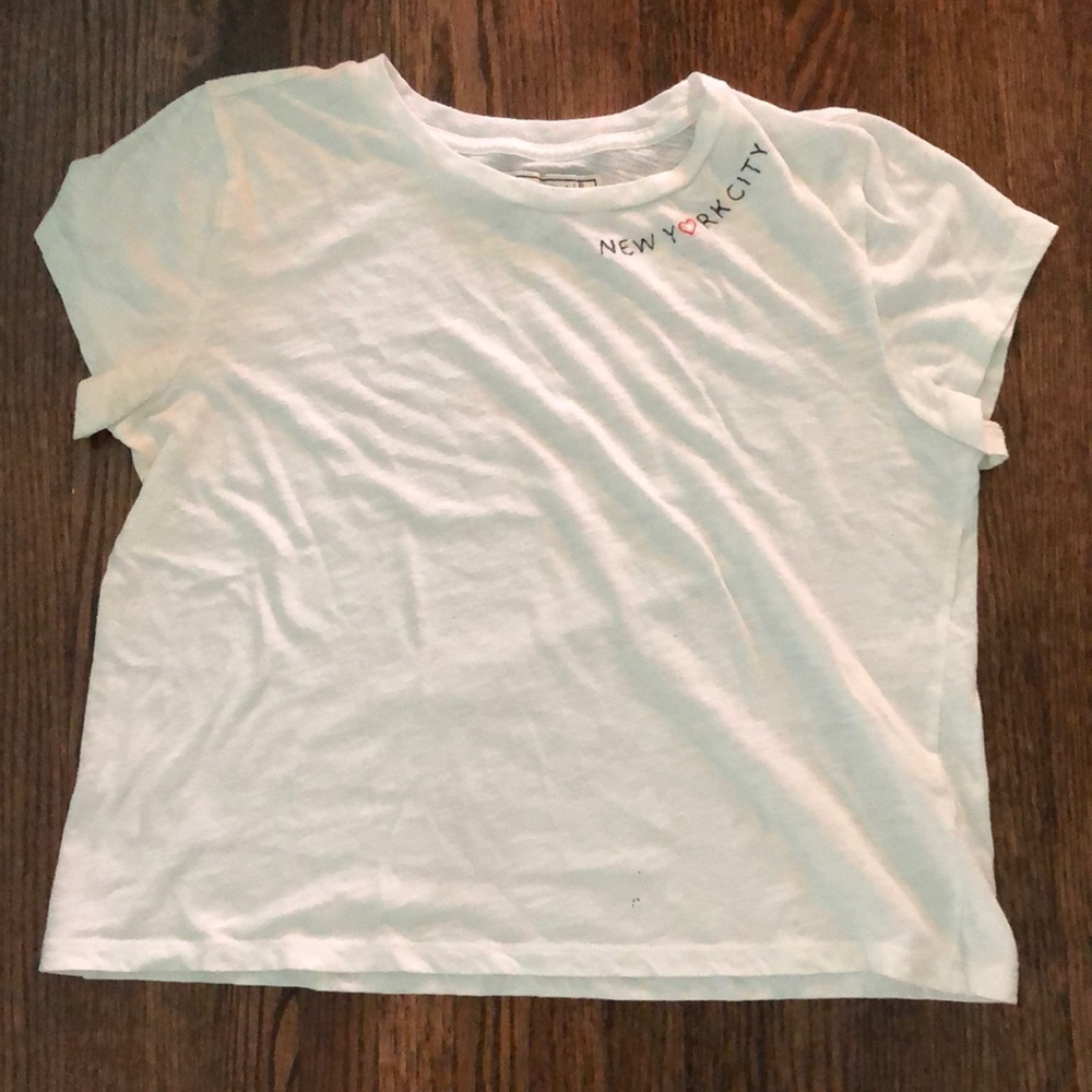 New York City white shirt